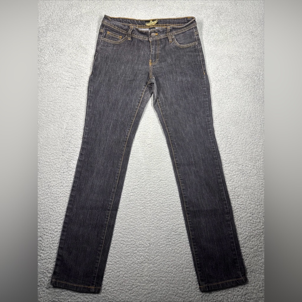 Soho Babe Love Life Women Blue Denim Jeans 7 Beautiful Multi Colored Patchwork